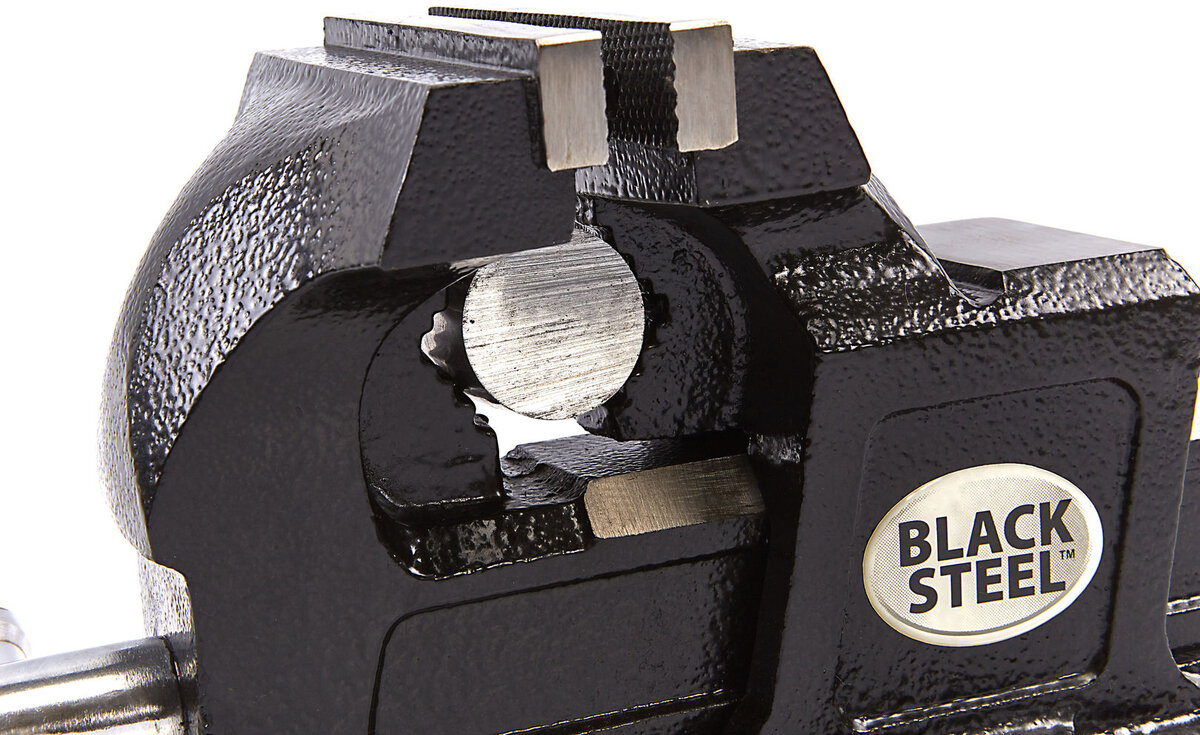 Professionelt stål af sort stål med rørklemme