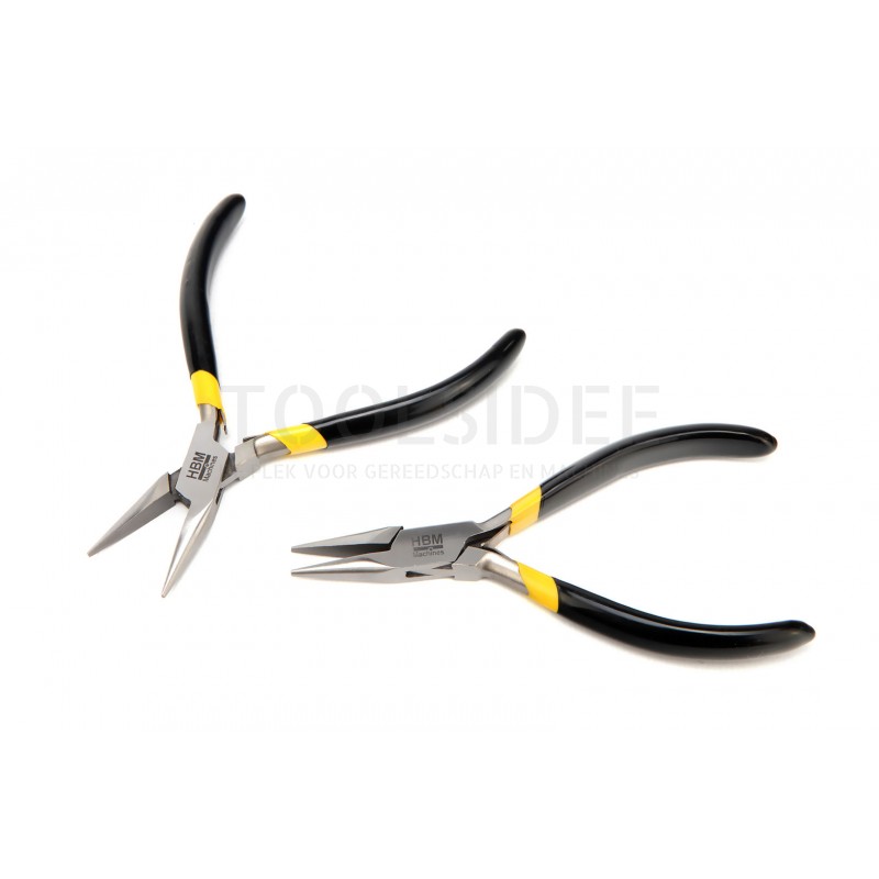 Pinza A Becco Piatto Parallelo 140mm/5-1/2 Ganasce Dentellate – JTS, Strumento Per Gioielli