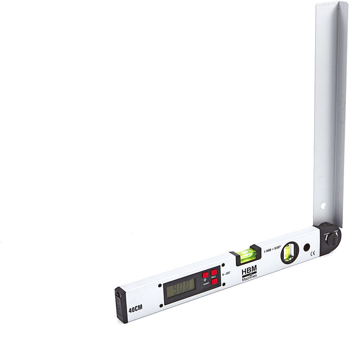 HBM 400 mm Digitale Hoekwaterpas - Zweihaak