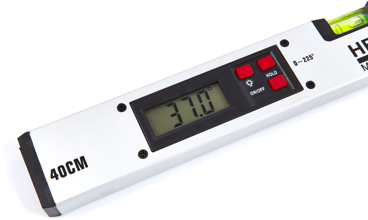 HBM 400 mm Digitale Hoekwaterpas - Zweihaak