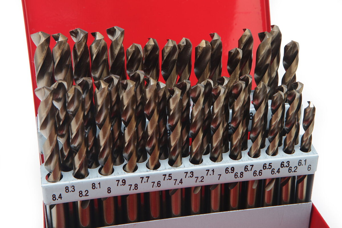 HBM 6-10 x 0.1mm hss - 5% cobalt drill set