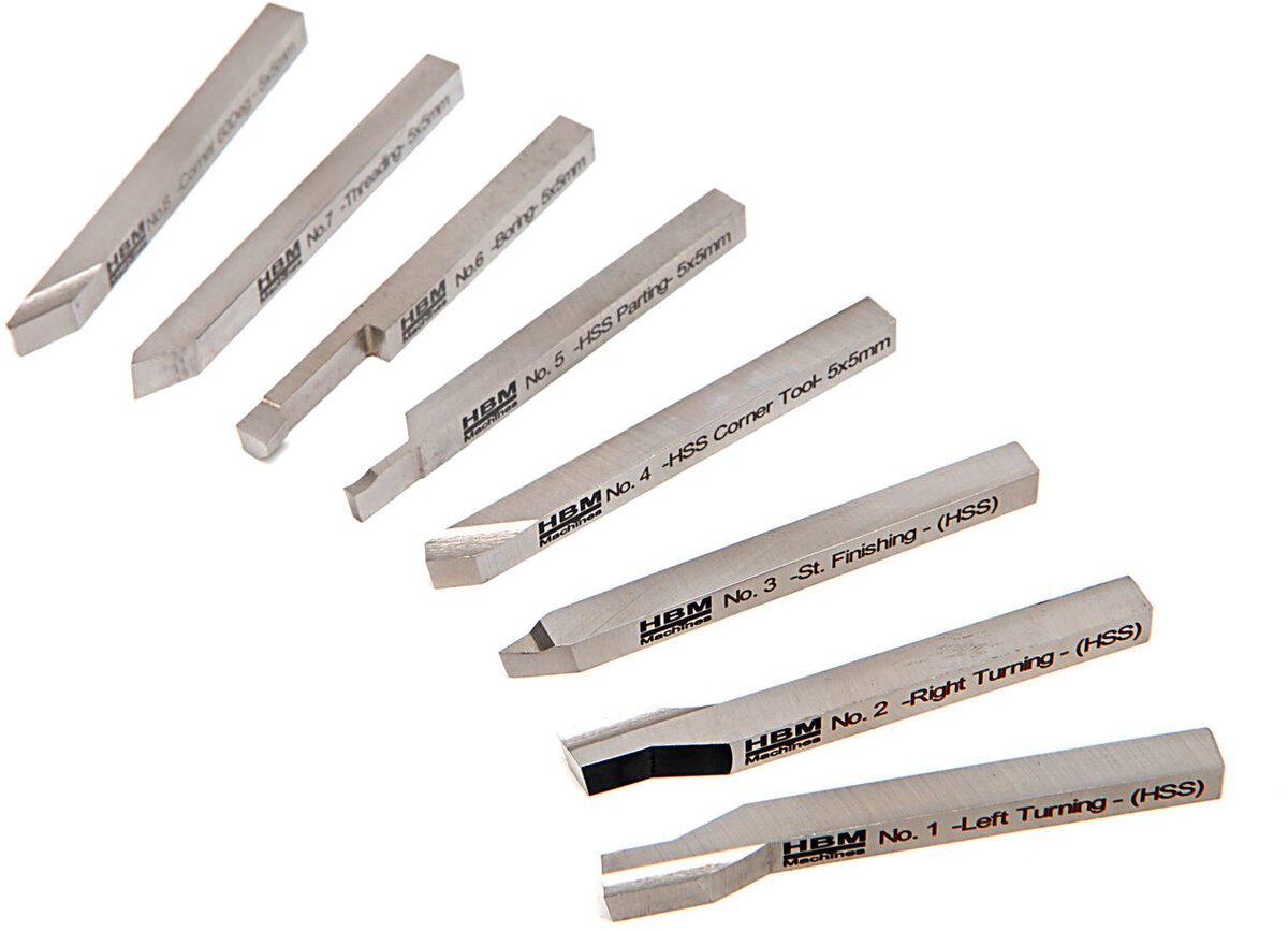 HBM 8 stykke HSS meiselsett HBM 8 stykke HSS meiselsett