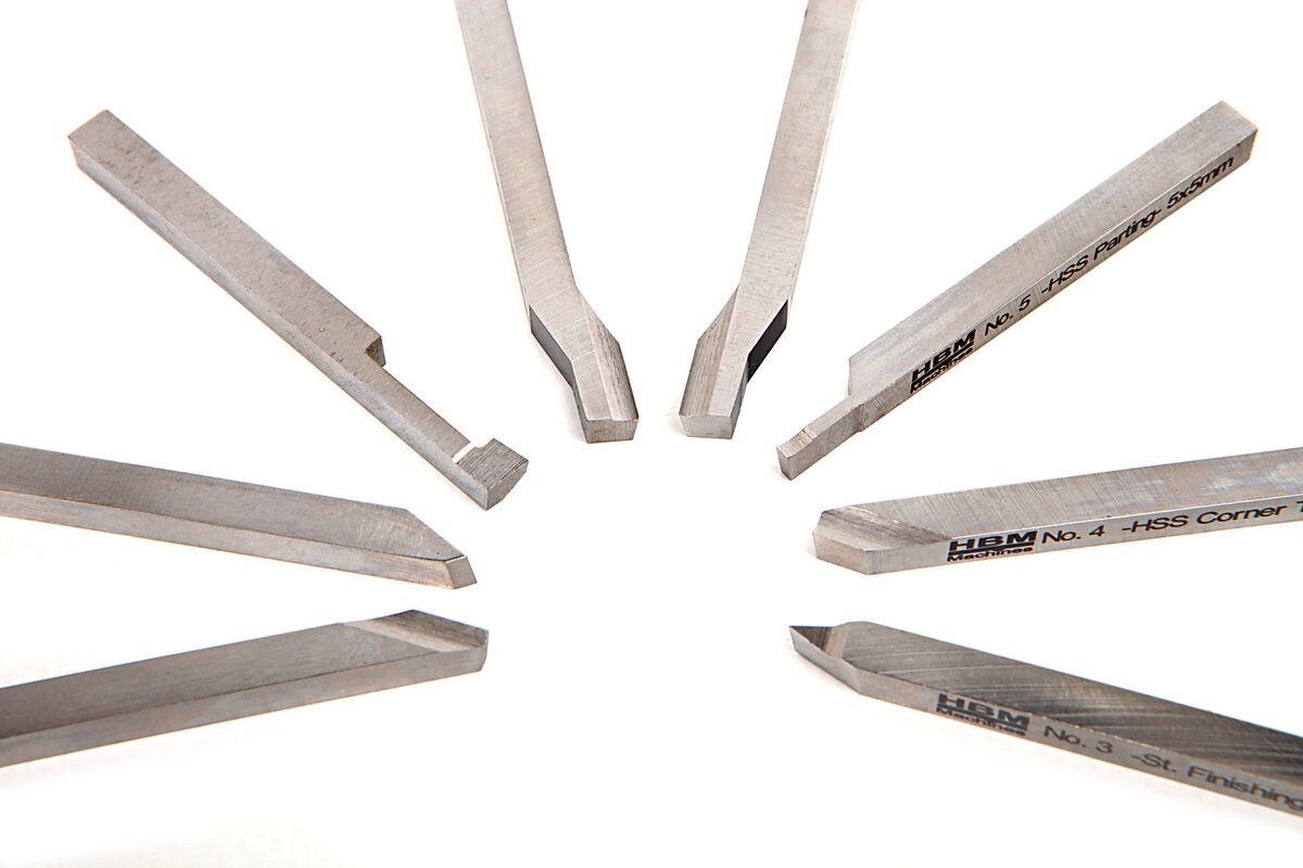 HBM 8 stykke HSS meiselsett HBM 8 stykke HSS meiselsett