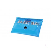 HBM 8 stykke HSS meiselsett HBM 8 stykke HSS meiselsett