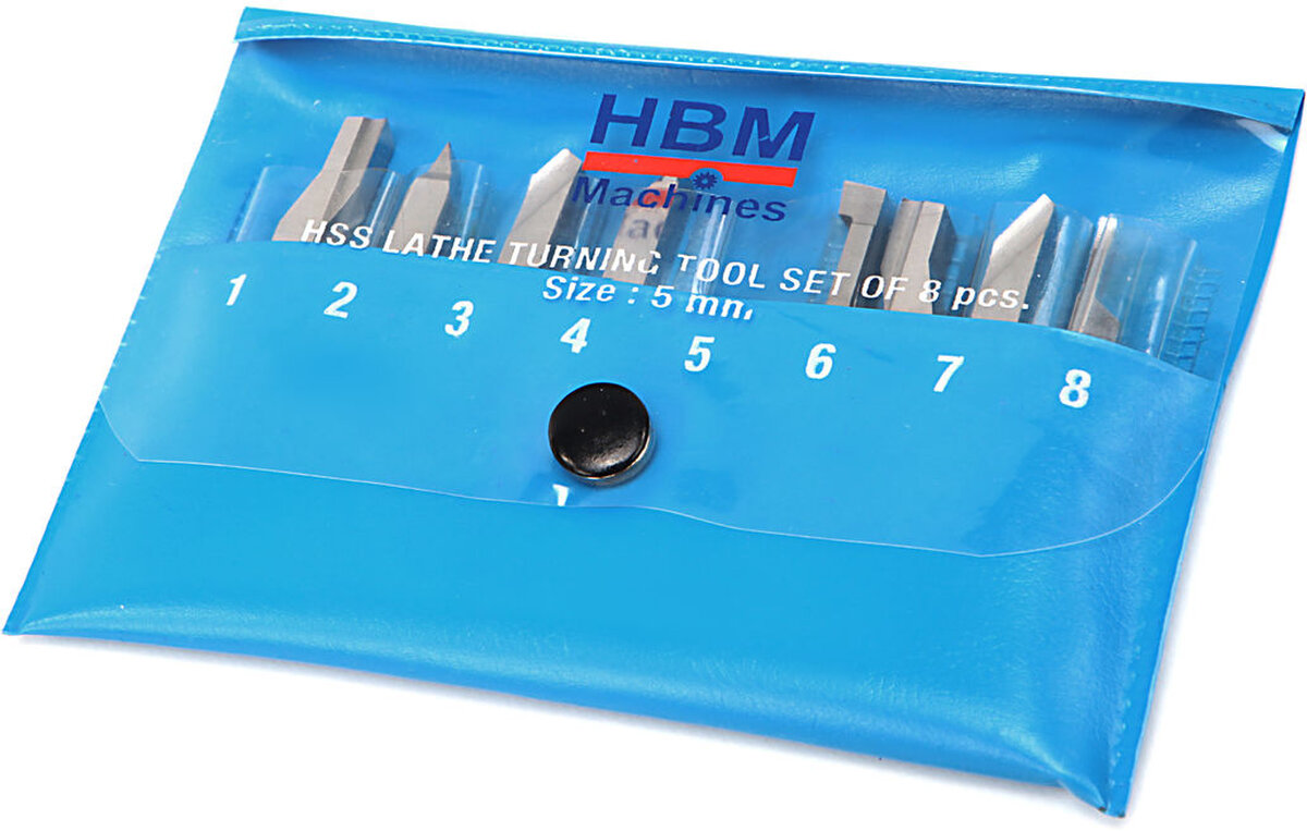 HBM 8 stykke HSS meiselsett HBM 8 stykke HSS meiselsett