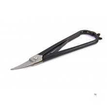 HBM Lato saks med buet nebb med fjær og lukking HBM Lato saks med buet nebb med fjær og lukking