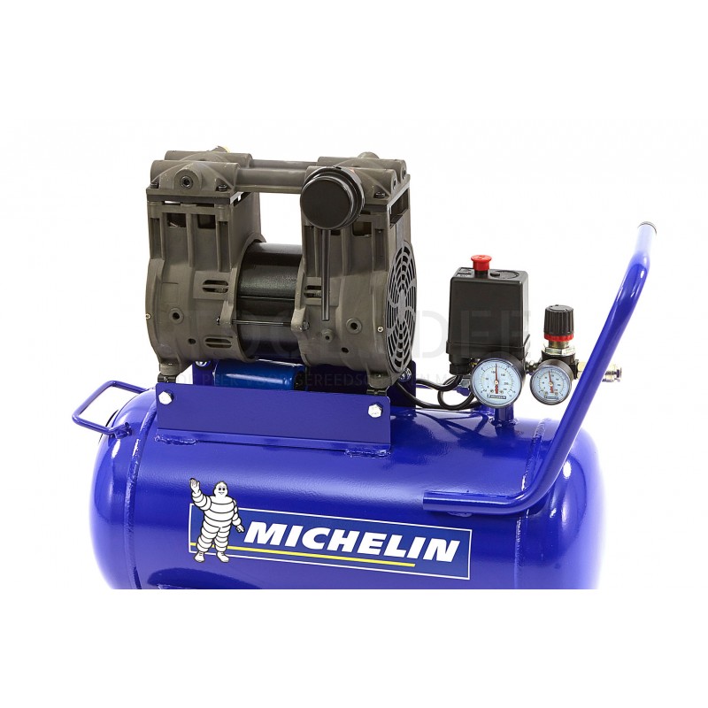 Michelin 24 litros profesional de bajo ruido del compresor