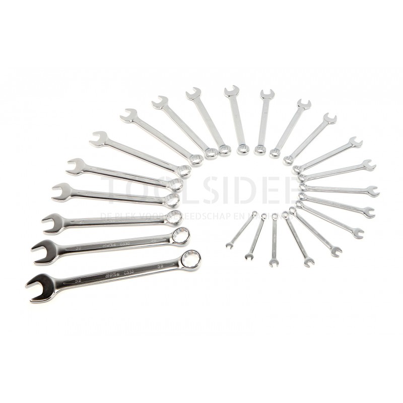 AOK 23-piece professional open-end wrench set 7 - 32 mm.