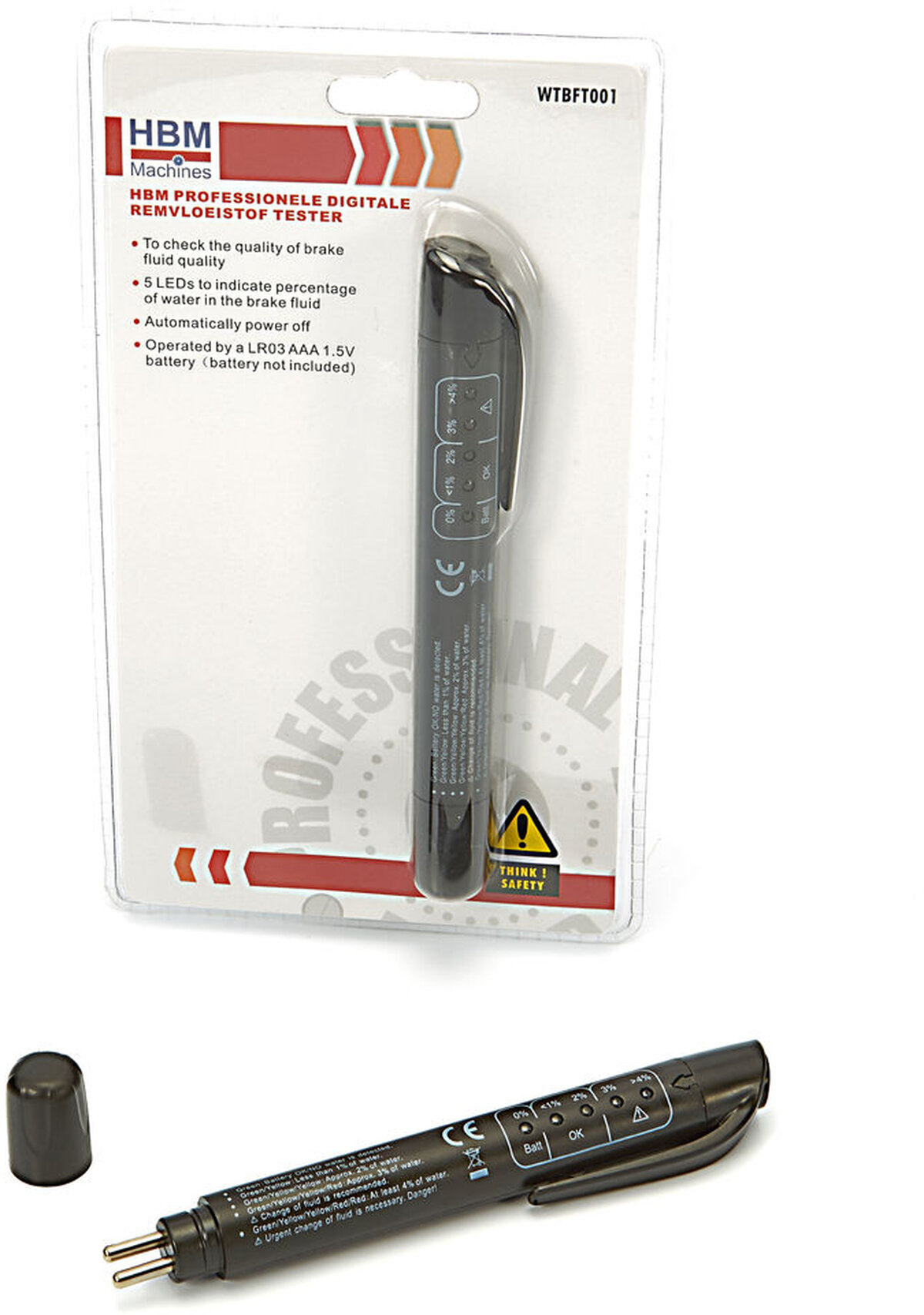 HBM Professionele Digitale Remvloeistoftester
