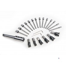 HBM HSS Inbus Countersinking kuttersett Type 1