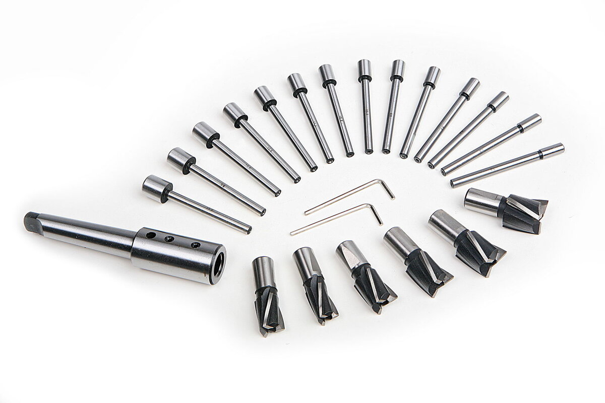 HBM HSS Inbus Countersinking kuttersett Type 1