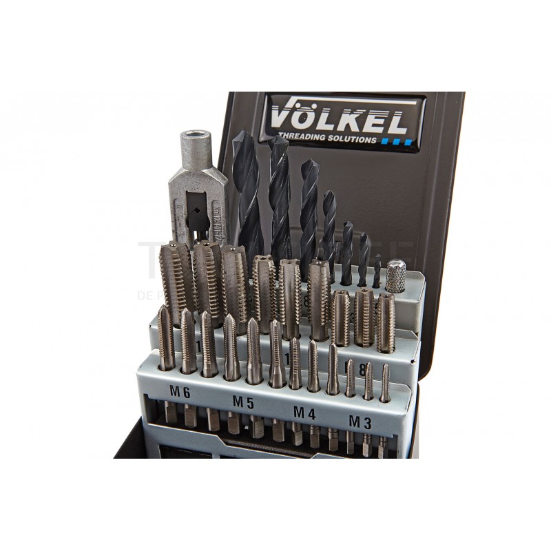 Volkel manual tap set DIN 352 m 3-12
