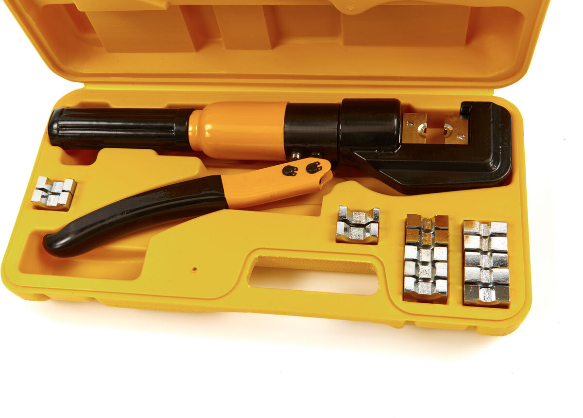 HBM 6 Ton Hydraulisk Krimpverktøy 4 - 70 mm2 HBM 6 Ton Hydraulisk Krimpverktøy 4 - 70 mm2