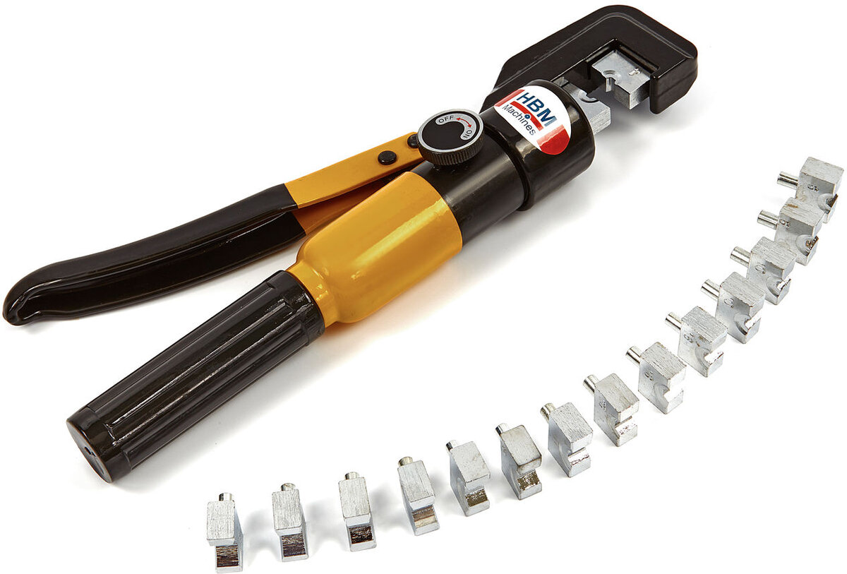 HBM 6 Ton Hydraulisk Krimpverktøy 4 - 70 mm2 HBM 6 Ton Hydraulisk Krimpverktøy 4 - 70 mm2