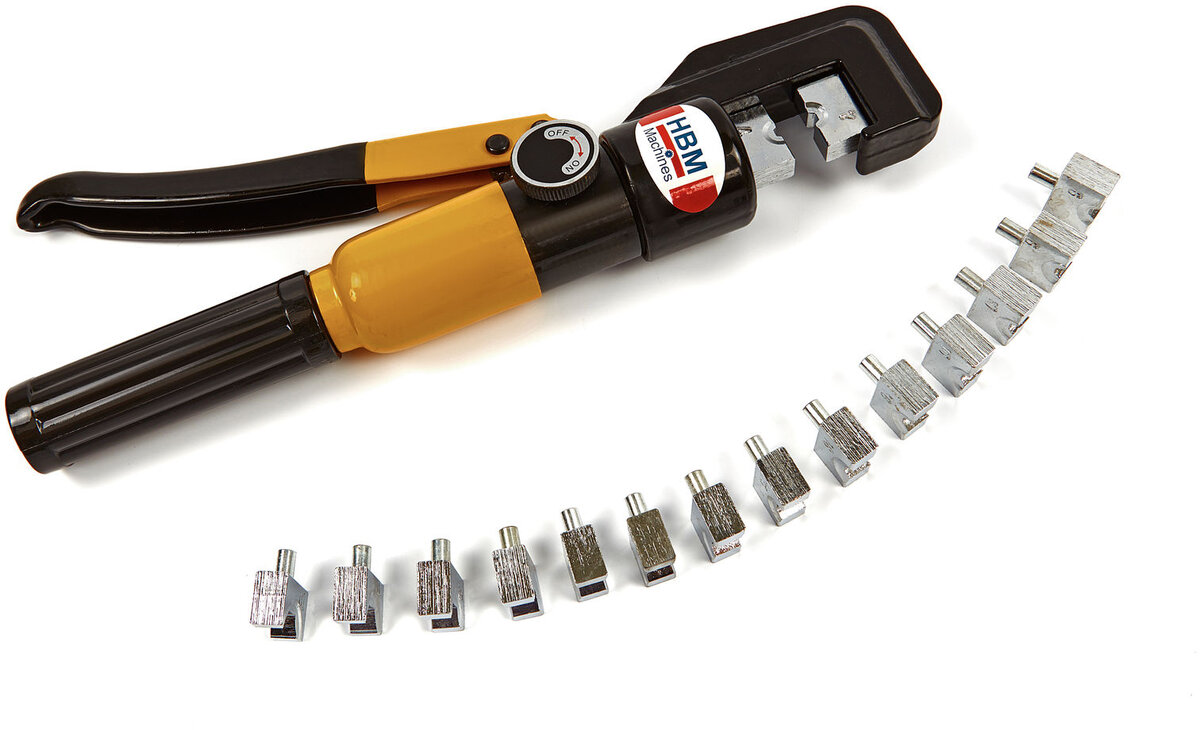 HBM 6 Ton Hydraulisk Krimpverktøy 4 - 70 mm2 HBM 6 Ton Hydraulisk Krimpverktøy 4 - 70 mm2