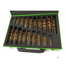 HBM 140 Piece Tin Drill Bit Set HBM 140 Piece Tin Drill Bit Set