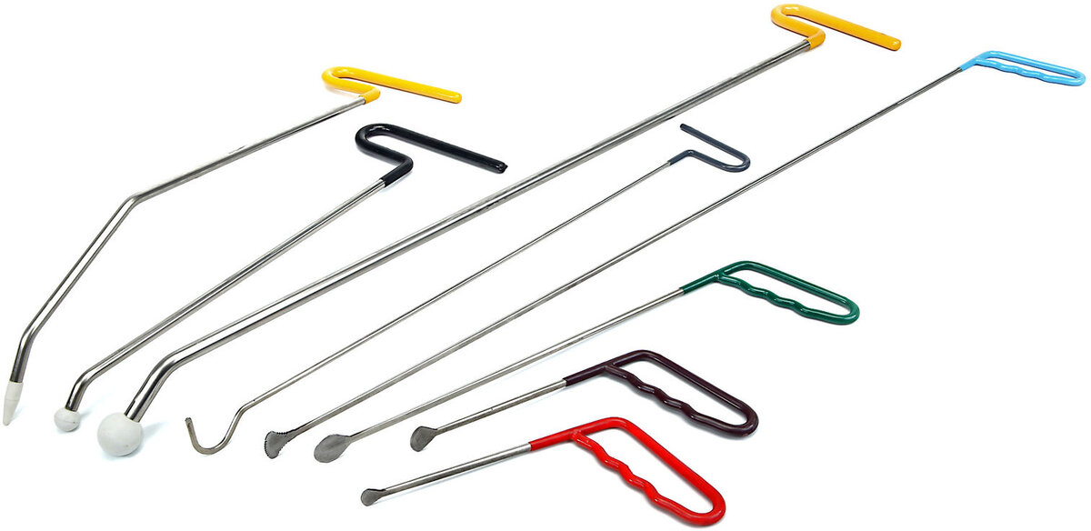 HBM 8-piece dent removal set / dent removal without spraying HBM 8-piece dent removal set / dent removal without spraying