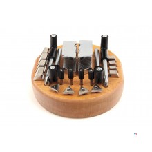 HBM 125 mm Gravierkugel mit 34-teiligem Klemmensatz