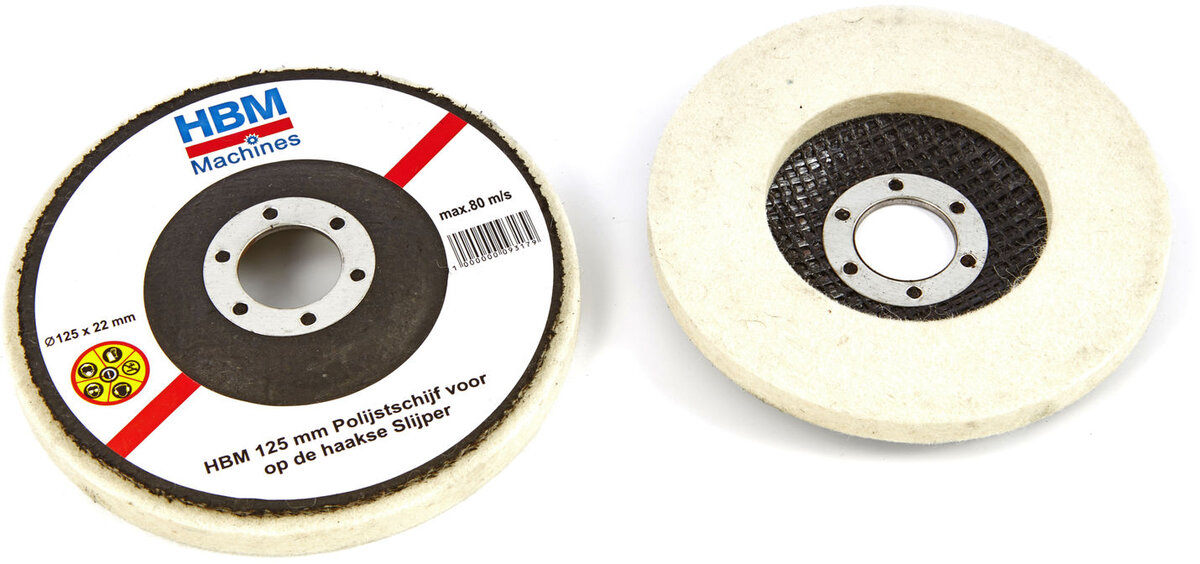HBM polishing discs for the angle grinder