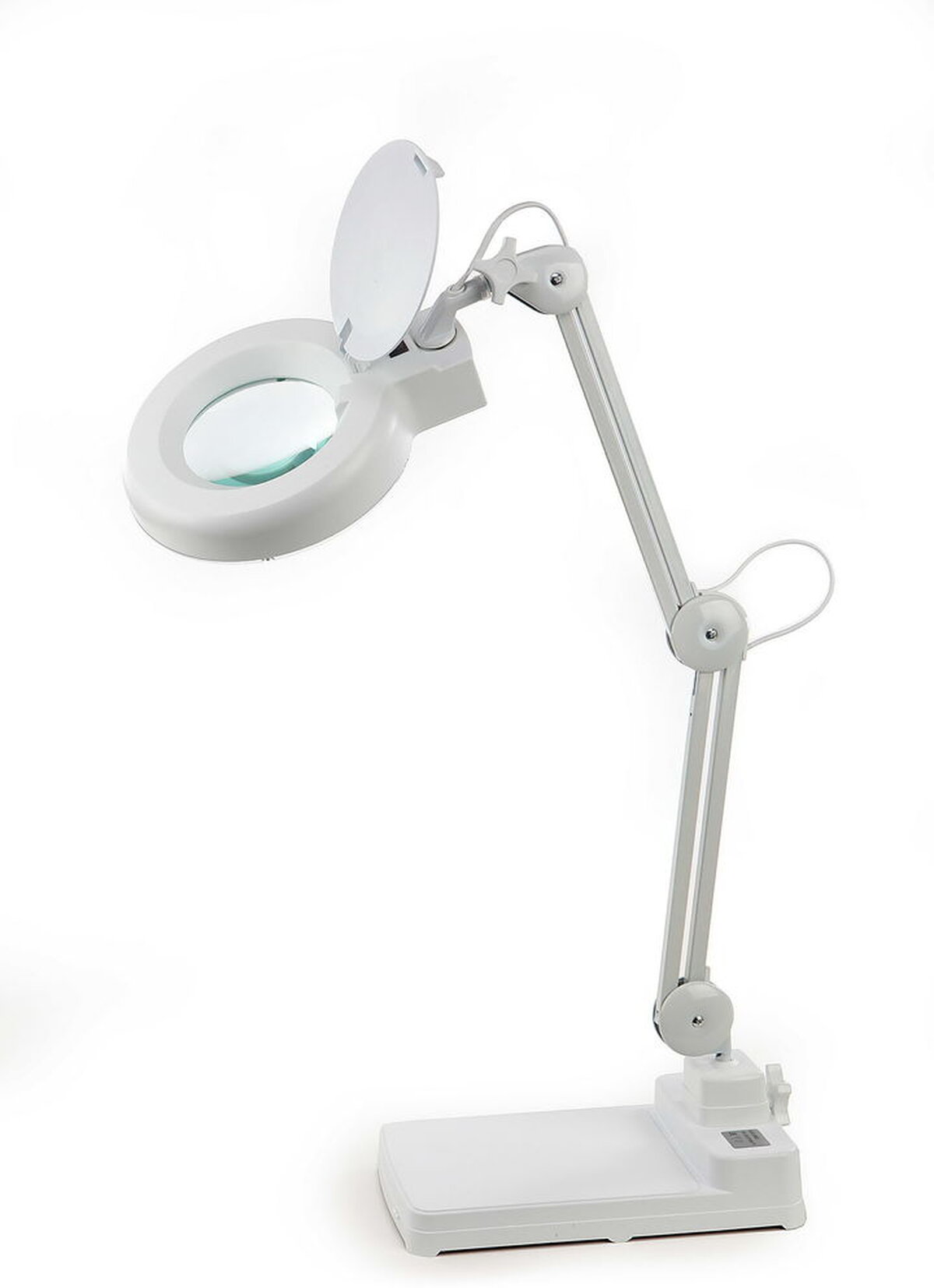 Hbm justerbar forstørrelseslampe med LED-belysning, bordmodel