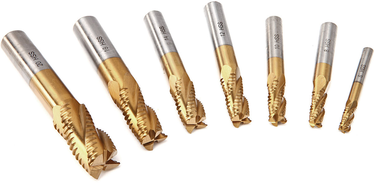 HBM 7-delt grov fresesett HBM 7-delt grov fresesett