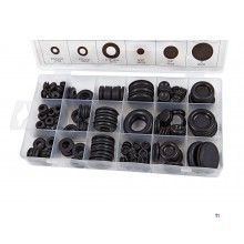 HBM 125 Delig Sortiment av grommets åpne og lukkede