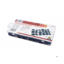 HBM 125 Delig Sortiment av grommets åpne og lukkede