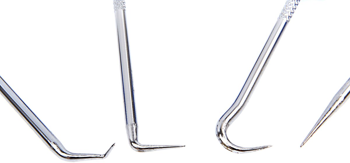 HBM 4-del Mini Pick og hook set