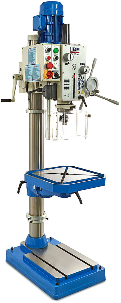 HBM 40 mm. professional gear driven drill press