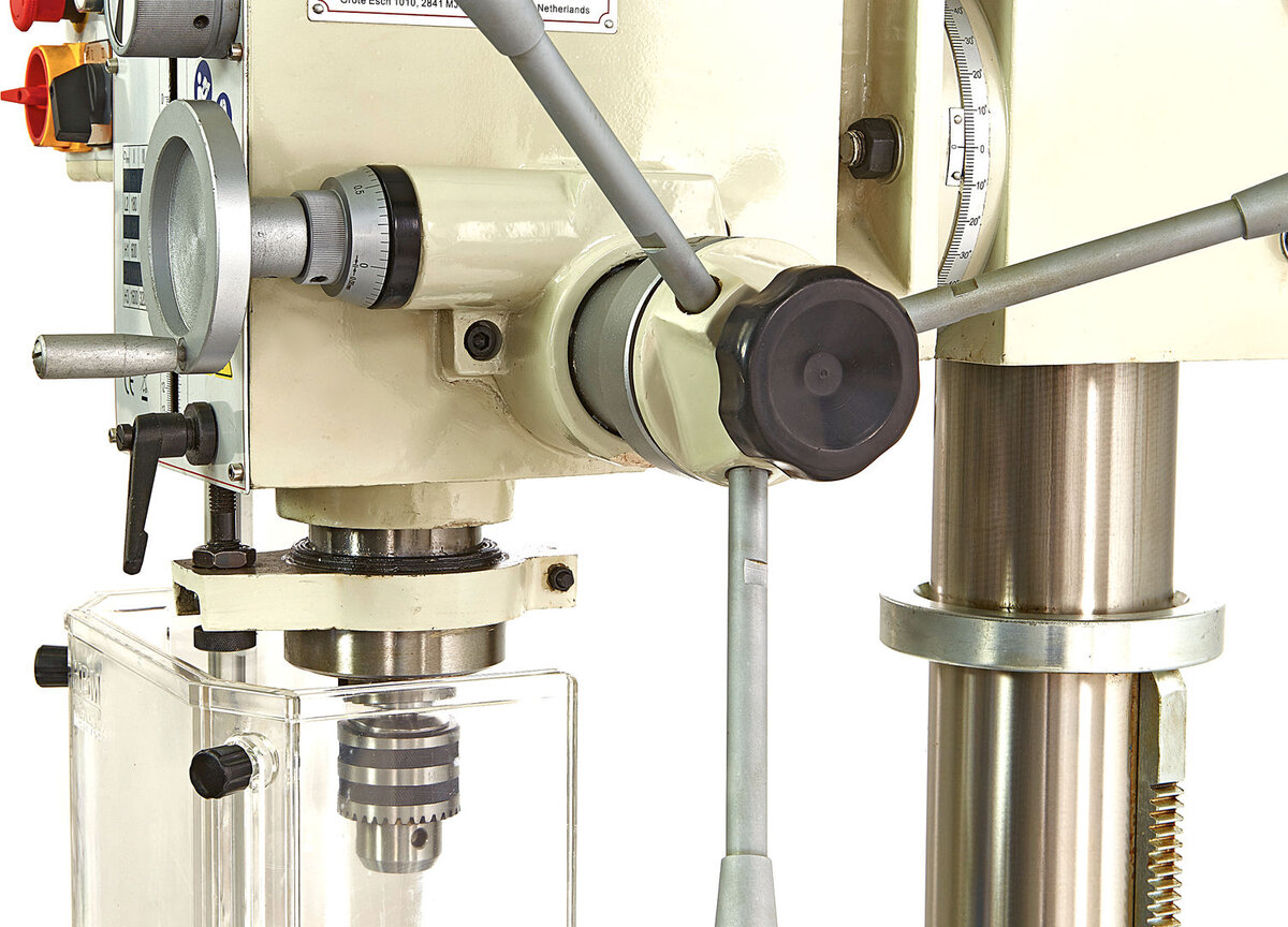 HBM 40 mm. professional gear driven drill press