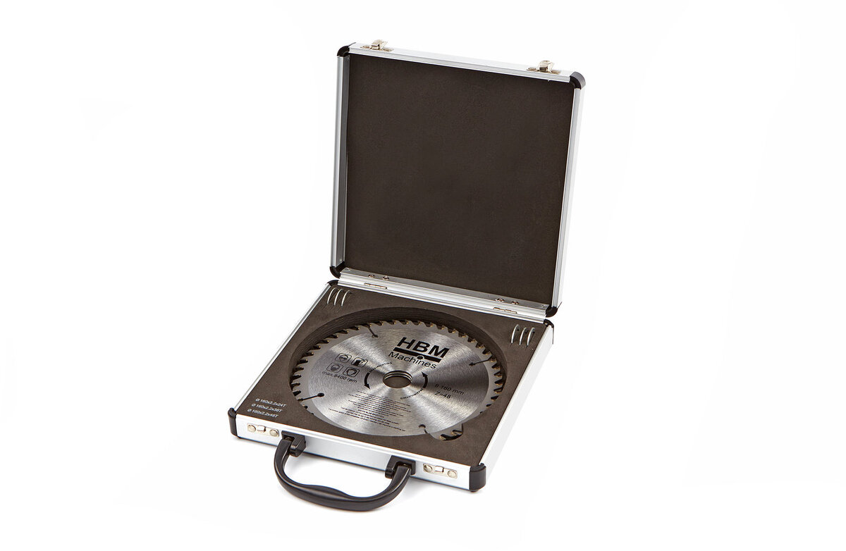  HBM 160mm. 3-osainen ammattipyörösahan teräsarja upposahalle