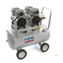 Compressore silenzioso professionale HBM da 50 litri