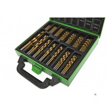 HBM 99 stykke HSS - Tinnbelagt boresett