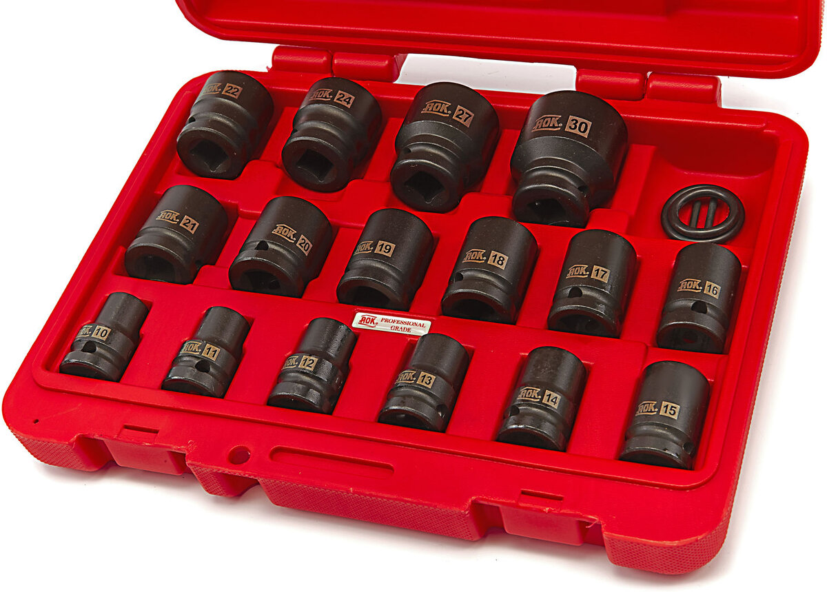 AOK 16 delige 1/2 Krachtdoppenset