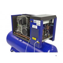 Michelin 10 PK 500 Liter Gedempte Compressor MCXD 988/500 N MET DROGER