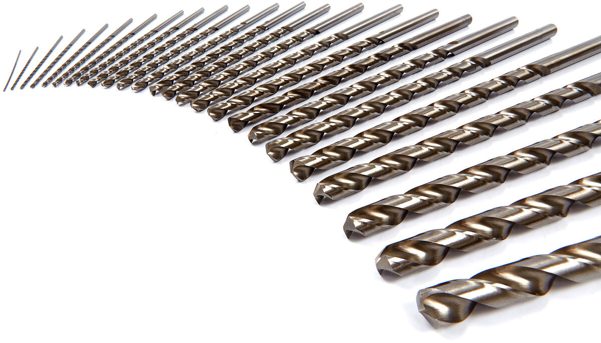 Hbm hss metallborr extra långa