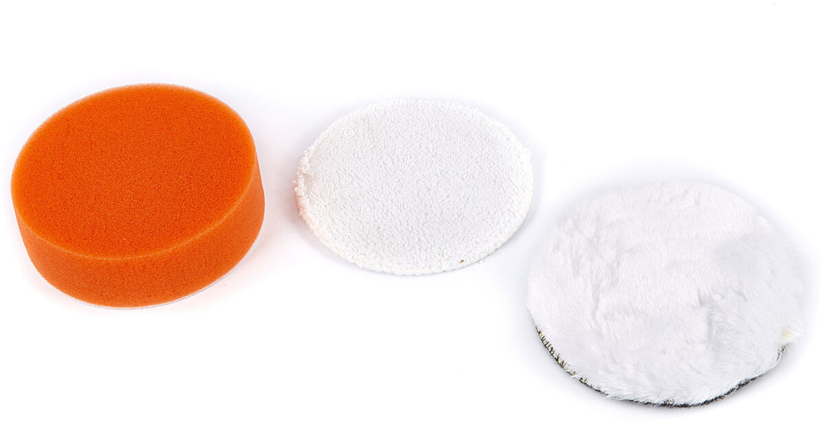  HBM 3 kpl 100 mm. Kiillotussarja HBM Profi -kiillotuskoneelle ja akun hiomakoneelle - 100 mm