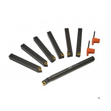 HBM 7 Delige Beitelset Met HM Wisselplaten