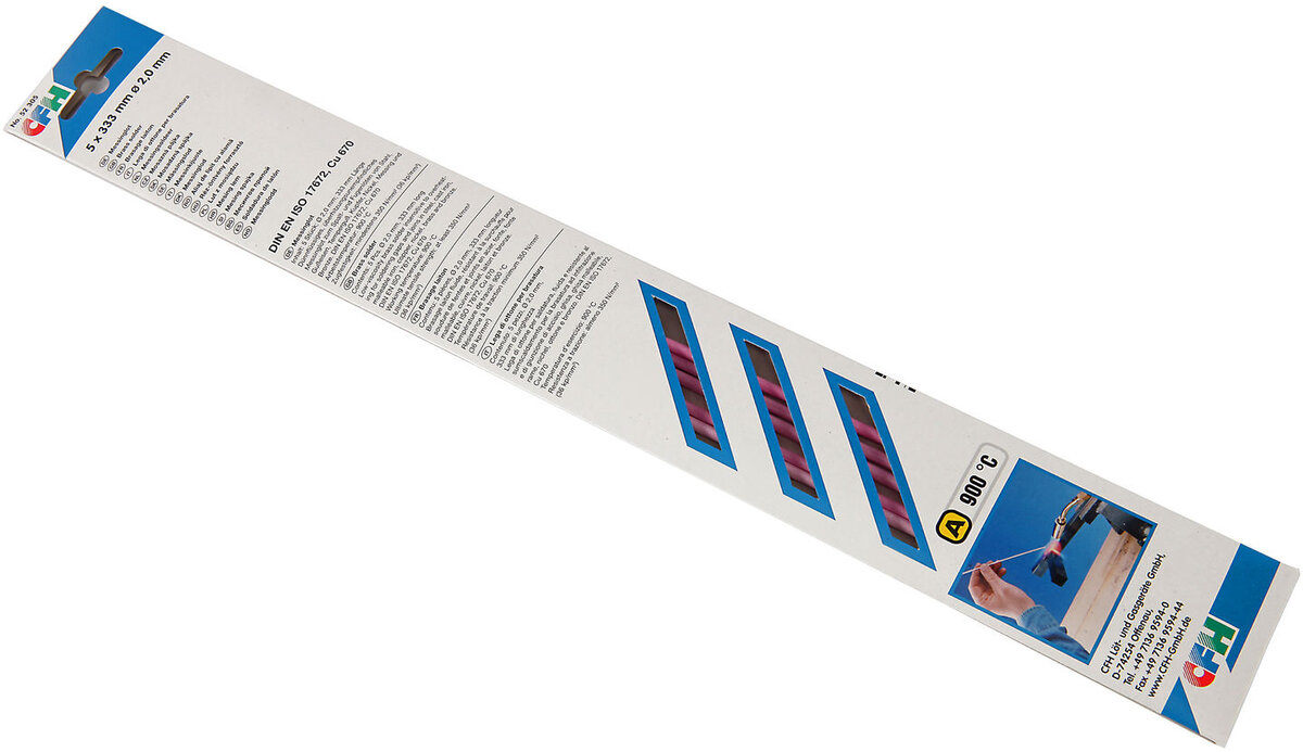 CFH 5 pieces of brass solder 333 x 2 mm. CFH 5 pieces of brass solder 333 x 2 mm.