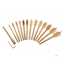 Hbm 14-delt hastighedsboresæt 6 - 25 mm.