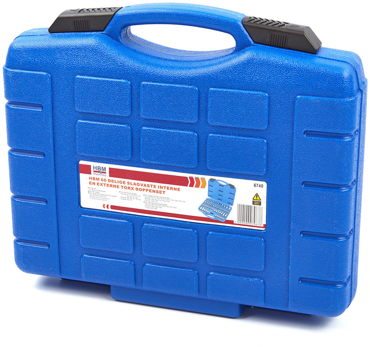 HBM 60 Delige Slagvaste Intern en Externe Torx Doppenset