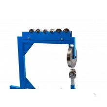 HBM Mini English Wheel med 8 ruller