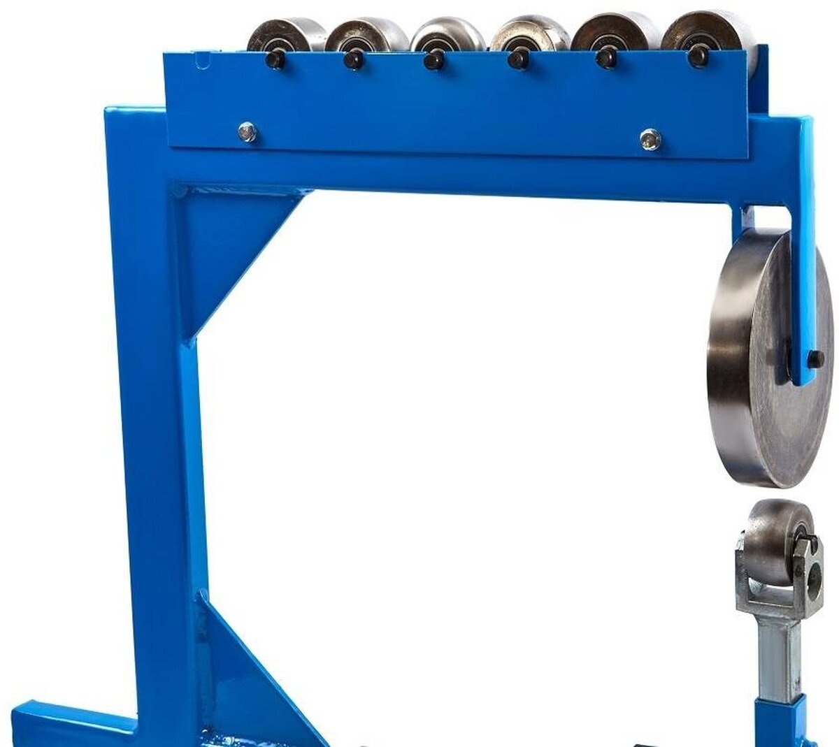 HBM Mini English Wheel med 8 ruller