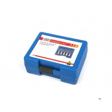 Hbm 11-delt professionelt 1/4 og 3/8 torx-sokkelsæt t8 - t55