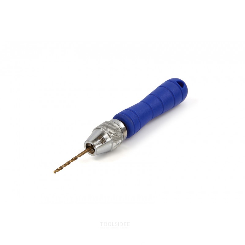 HBM pin vice - hand drill, collet chuck from 0 to 6.3 mm.