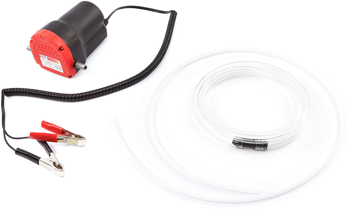 HBM 12 Volt Elektrisk Oljepumpe, Vevhuspumpe Inkludert Slanger