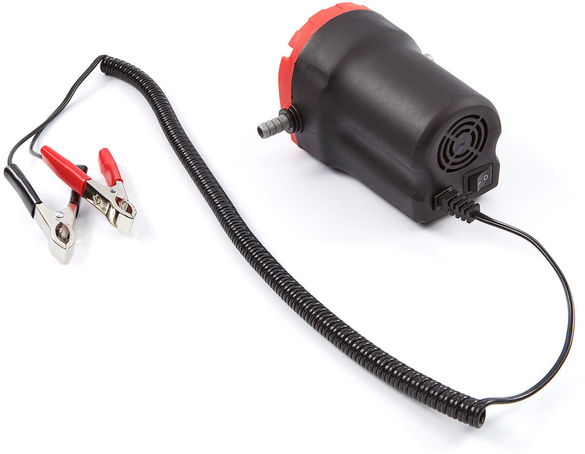 HBM 12 Volt Elektrisk Oljepumpe, Vevhuspumpe Inkludert Slanger