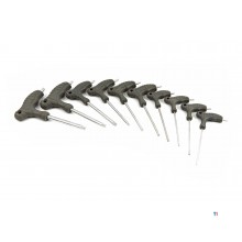 Set di 10 chiavi torx con impugnatura a T Silverline