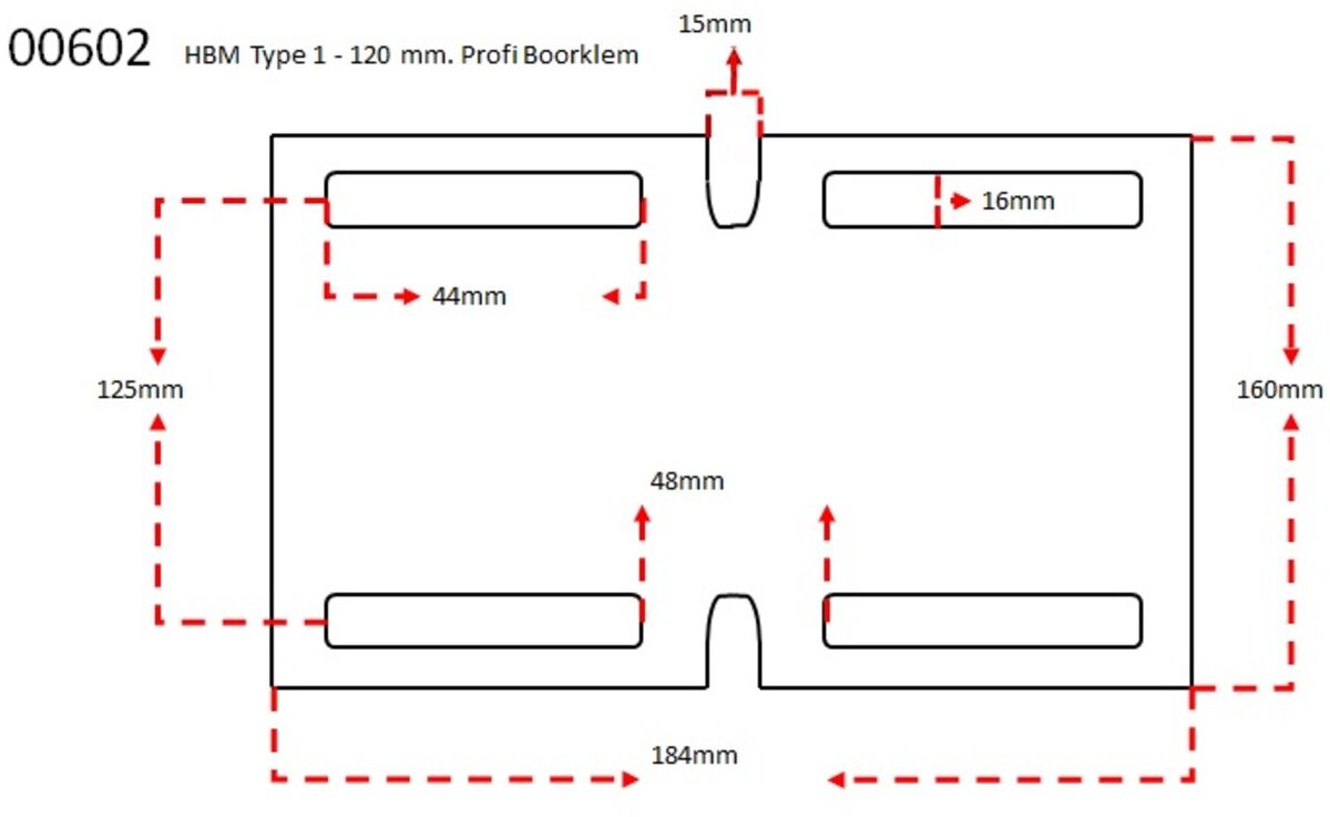 HBM Typ 3 - 100 mm Bohrerschelle
