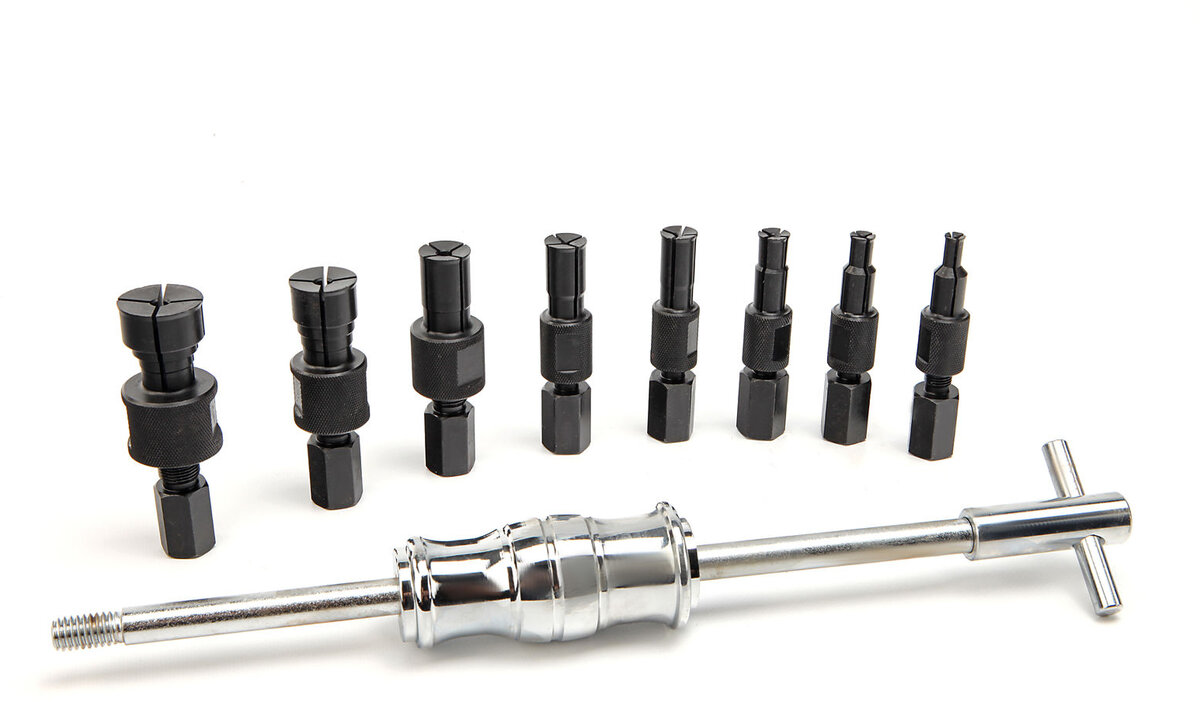 HBM 9-teiliges Innenlager-Abzieher-Set mit Hammerabzieher